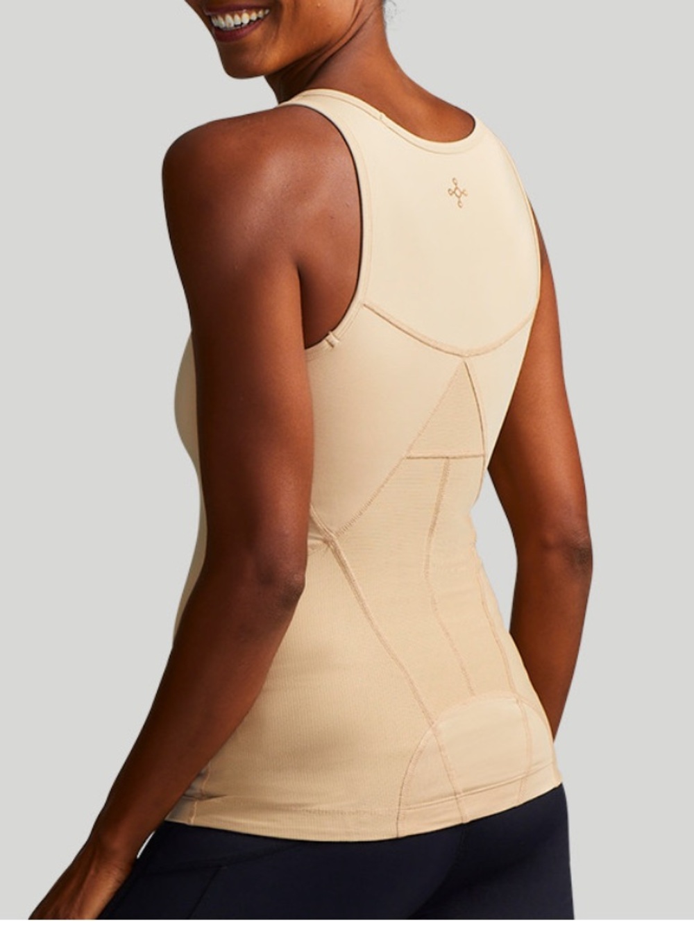 Tommie Copper Lower Back Support Nude Tank Top Size Medium